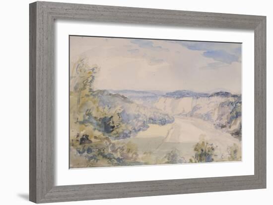 The Wye Above Chepstow, C.1905-Philip Wilson Steer-Framed Giclee Print