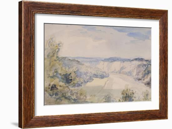 The Wye Above Chepstow, C.1905-Philip Wilson Steer-Framed Giclee Print