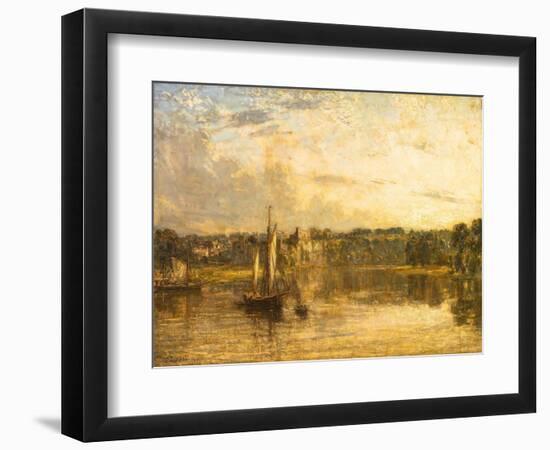 The Wye at Chepstow, Monmouthshire, 1905 (Oil on Canvas)-Philip Wilson Steer-Framed Giclee Print