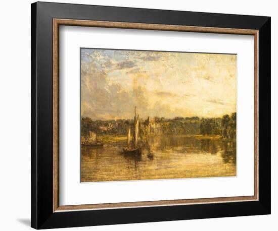 The Wye at Chepstow, Monmouthshire, 1905 (Oil on Canvas)-Philip Wilson Steer-Framed Giclee Print