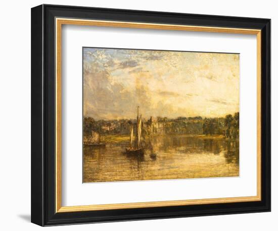 The Wye at Chepstow, Monmouthshire, 1905 (Oil on Canvas)-Philip Wilson Steer-Framed Giclee Print