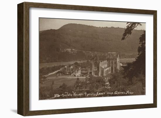 The Wye Valley, Tintern Abbey from Chapel Hill-null-Framed Photographic Print