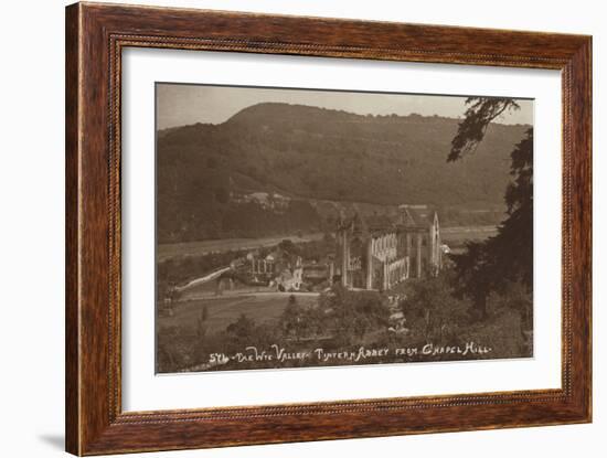 The Wye Valley, Tintern Abbey from Chapel Hill-null-Framed Photographic Print
