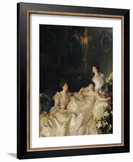 The Wyndham Sisters: Lady Elcho, Mrs. Adeane, and Mrs. Tennant, 1899-John Singer Sargent-Framed Giclee Print