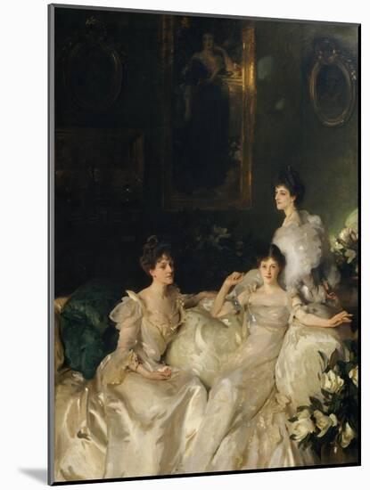 The Wyndham Sisters: Lady Elcho, Mrs. Adeane, and Mrs. Tennant, 1899-John Singer Sargent-Mounted Giclee Print