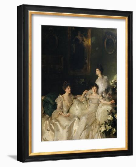 The Wyndham Sisters: Lady Elcho, Mrs. Adeane, and Mrs. Tennant, 1899-John Singer Sargent-Framed Giclee Print