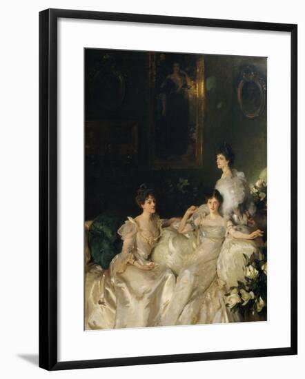 The Wyndham Sisters: Lady Elcho, Mrs. Adeane, and Mrs. Tennant, 1899-John Singer Sargent-Framed Giclee Print