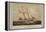 The Yacht "Dauntless" of New York-null-Framed Stretched Canvas