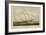 The Yacht "Maria"-null-Framed Art Print