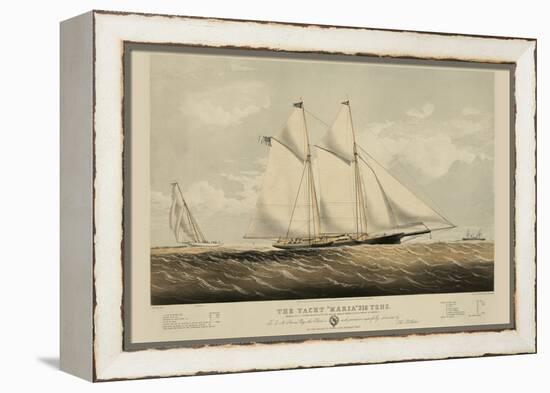 The Yacht "Maria"-null-Framed Stretched Canvas