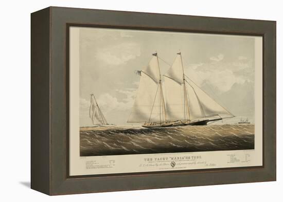 The Yacht "Maria"-null-Framed Stretched Canvas