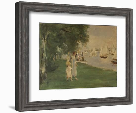 The Yacht Race. Landscape of Wannsee, 1924-Max Liebermann-Framed Giclee Print