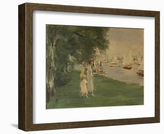 The Yacht Race. Landscape of Wannsee, 1924-Max Liebermann-Framed Giclee Print