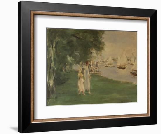 The Yacht Race. Landscape of Wannsee, 1924-Max Liebermann-Framed Giclee Print