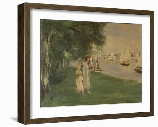 The Yacht Race. Landscape of Wannsee, 1924-Max Liebermann-Framed Giclee Print