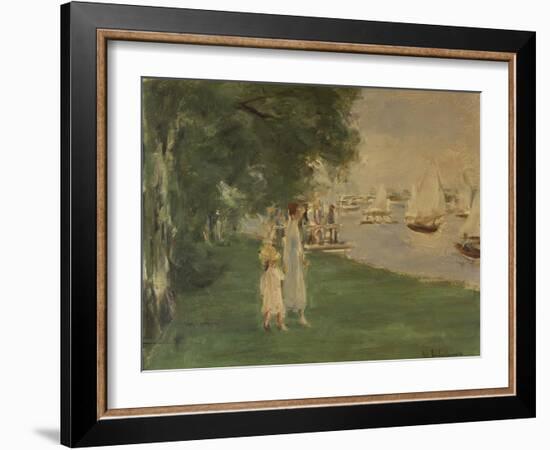 The Yacht Race. Landscape of Wannsee, 1924-Max Liebermann-Framed Giclee Print