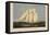 The Yacht "Sappho" of New York-null-Framed Stretched Canvas