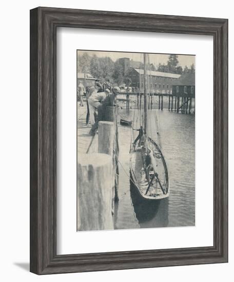 'The Yacht that sailed round the world', 1936-Unknown-Framed Giclee Print