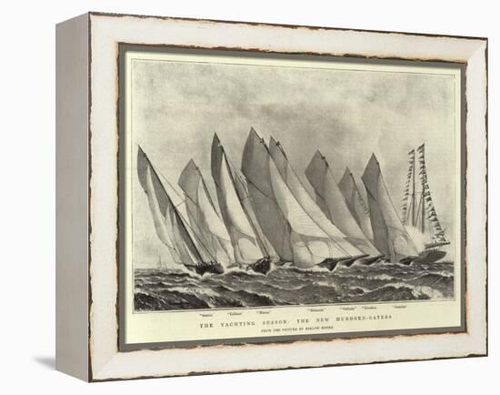 The Yachting Season, the New Hundred-Raters-Barlow Moore-Framed Premier Image Canvas