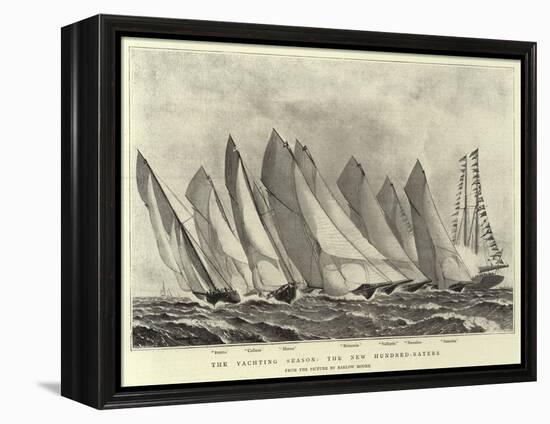 The Yachting Season, the New Hundred-Raters-Barlow Moore-Framed Premier Image Canvas