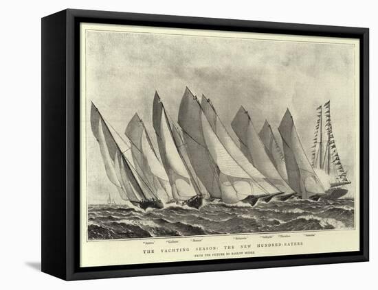 The Yachting Season, the New Hundred-Raters-Barlow Moore-Framed Premier Image Canvas