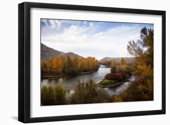The Yakima River On The East Side Of The Cascades In Washington-Michael Hanson-Framed Photographic Print
