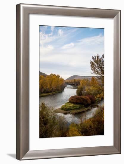 The Yakima River On The East Side Of The Cascades In Washington-Michael Hanson-Framed Photographic Print