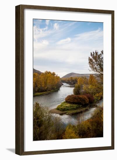 The Yakima River On The East Side Of The Cascades In Washington-Michael Hanson-Framed Photographic Print