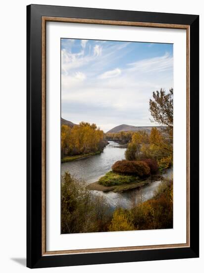 The Yakima River On The East Side Of The Cascades In Washington-Michael Hanson-Framed Photographic Print