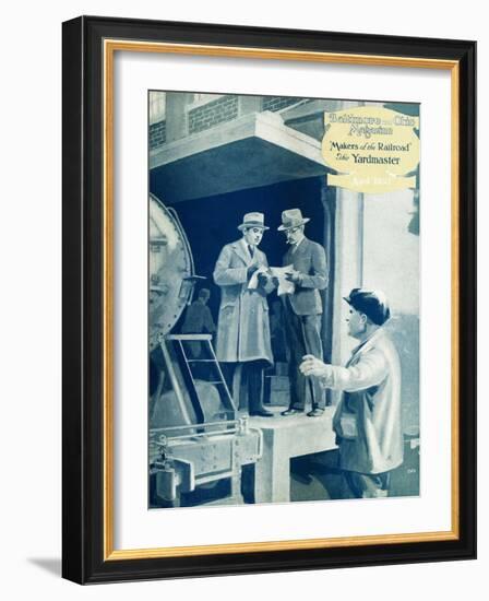 The Yardmaster-Charles H. Dickson-Framed Giclee Print