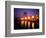 The Yarra River with Fire Displays on Melbourne's Southbank Promenade, Melbourne, Australia-Manfred Gottschalk-Framed Photographic Print