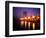 The Yarra River with Fire Displays on Melbourne's Southbank Promenade, Melbourne, Australia-Manfred Gottschalk-Framed Photographic Print