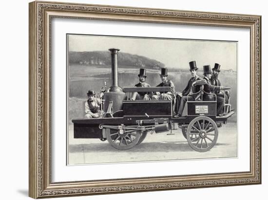 The Yarrow-Hilditch Steam Carriage-English School-Framed Giclee Print