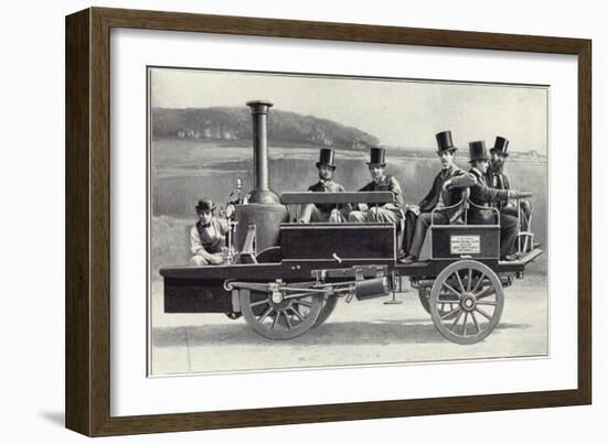 The Yarrow-Hilditch Steam Carriage-English School-Framed Giclee Print