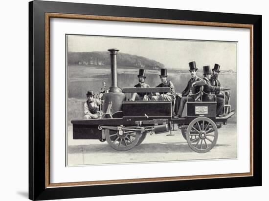 The Yarrow-Hilditch Steam Carriage-English School-Framed Giclee Print