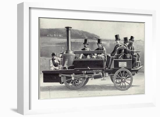 The Yarrow-Hilditch Steam Carriage-English School-Framed Giclee Print