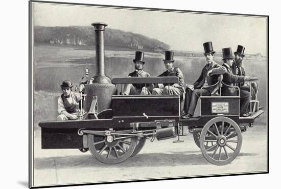 The Yarrow-Hilditch Steam Carriage-English School-Mounted Giclee Print