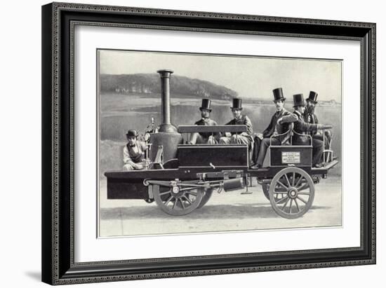 The Yarrow-Hilditch Steam Carriage-English School-Framed Giclee Print