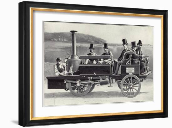 The Yarrow-Hilditch Steam Carriage-English School-Framed Giclee Print