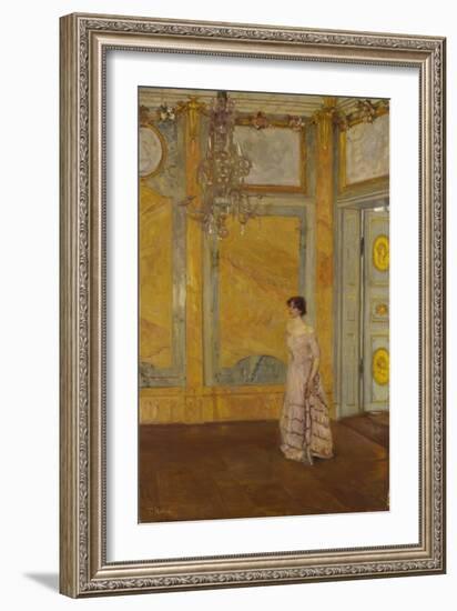 The Yelllow Saloon-Franz Skarbina-Framed Giclee Print