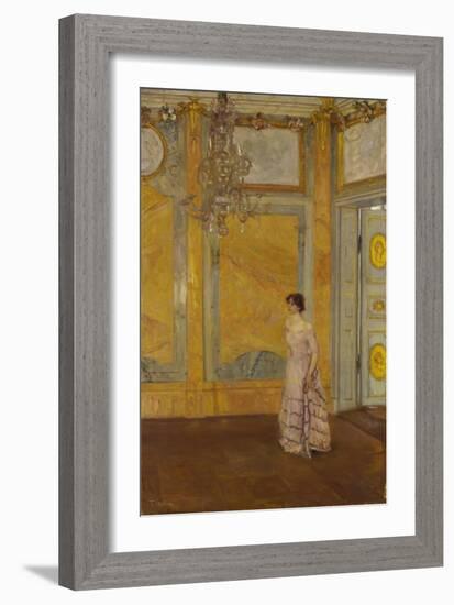 The Yelllow Saloon-Franz Skarbina-Framed Giclee Print