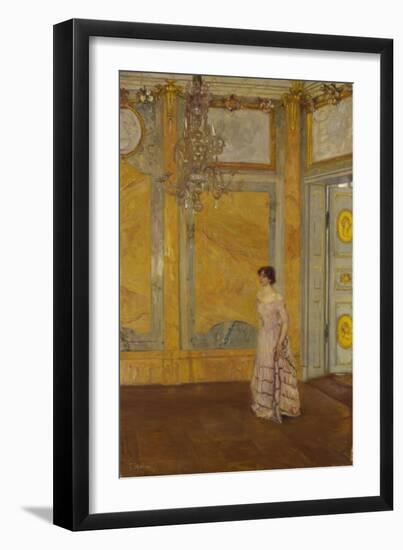 The Yelllow Saloon-Franz Skarbina-Framed Giclee Print