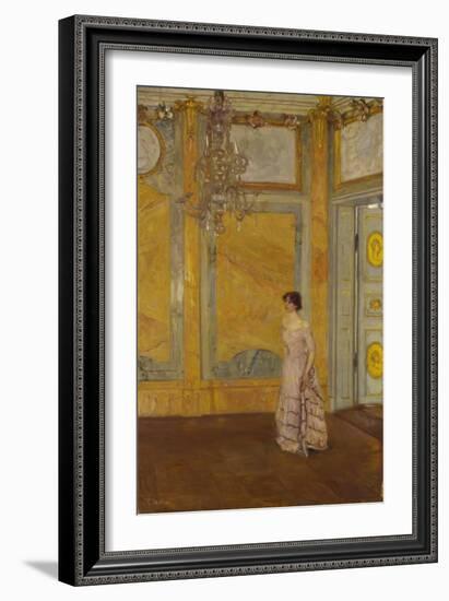 The Yelllow Saloon-Franz Skarbina-Framed Giclee Print