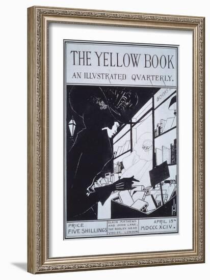 The Yellow Book Prospectus, 19th Century-Aubrey Beardsley-Framed Giclee Print