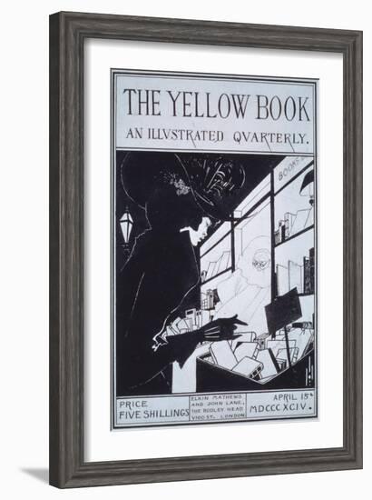 The Yellow Book Prospectus, 19th Century-Aubrey Beardsley-Framed Giclee Print