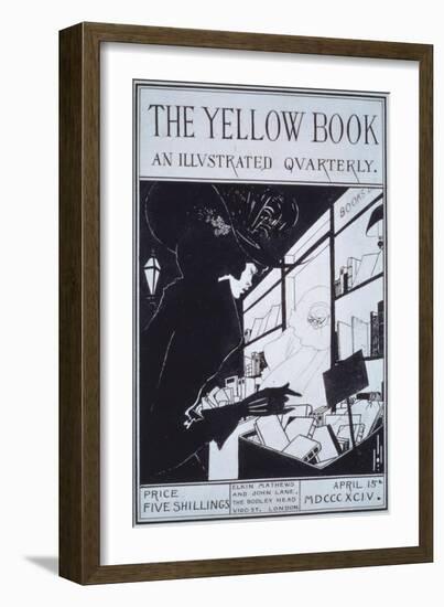 The Yellow Book Prospectus, 19th Century-Aubrey Beardsley-Framed Giclee Print