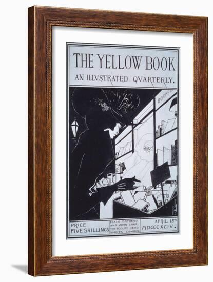 The Yellow Book Prospectus, 19th Century-Aubrey Beardsley-Framed Giclee Print