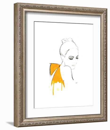 The Yellow Bow-Jessica Durrant-Framed Art Print