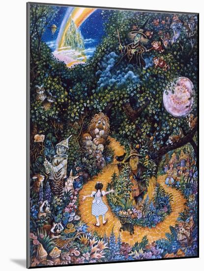 The Yellow Brick Road-Bill Bell-Mounted Giclee Print