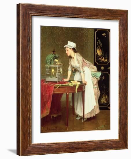 The Yellow Canaries-Joseph Caraud-Framed Giclee Print